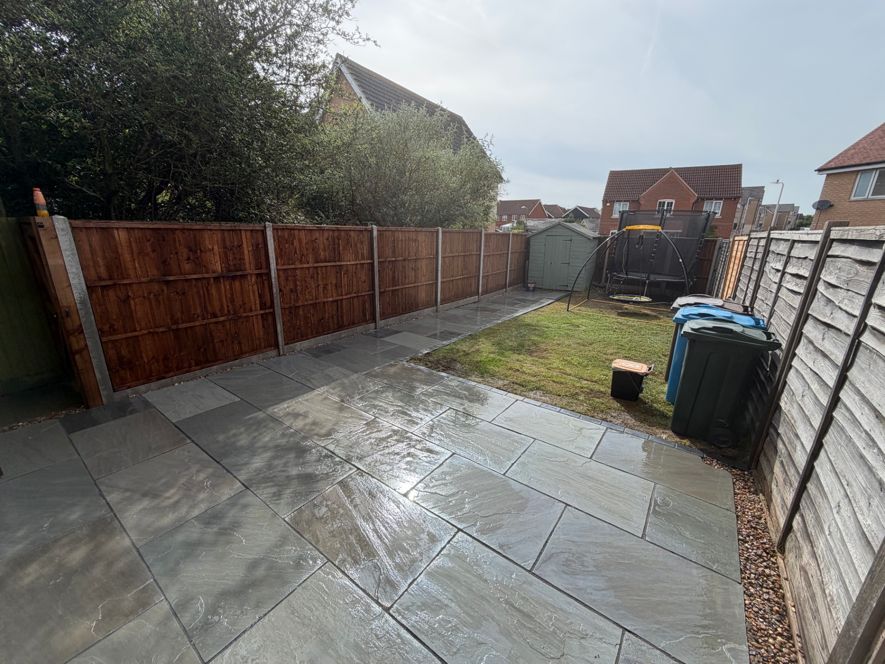 Path, Patio & Fence