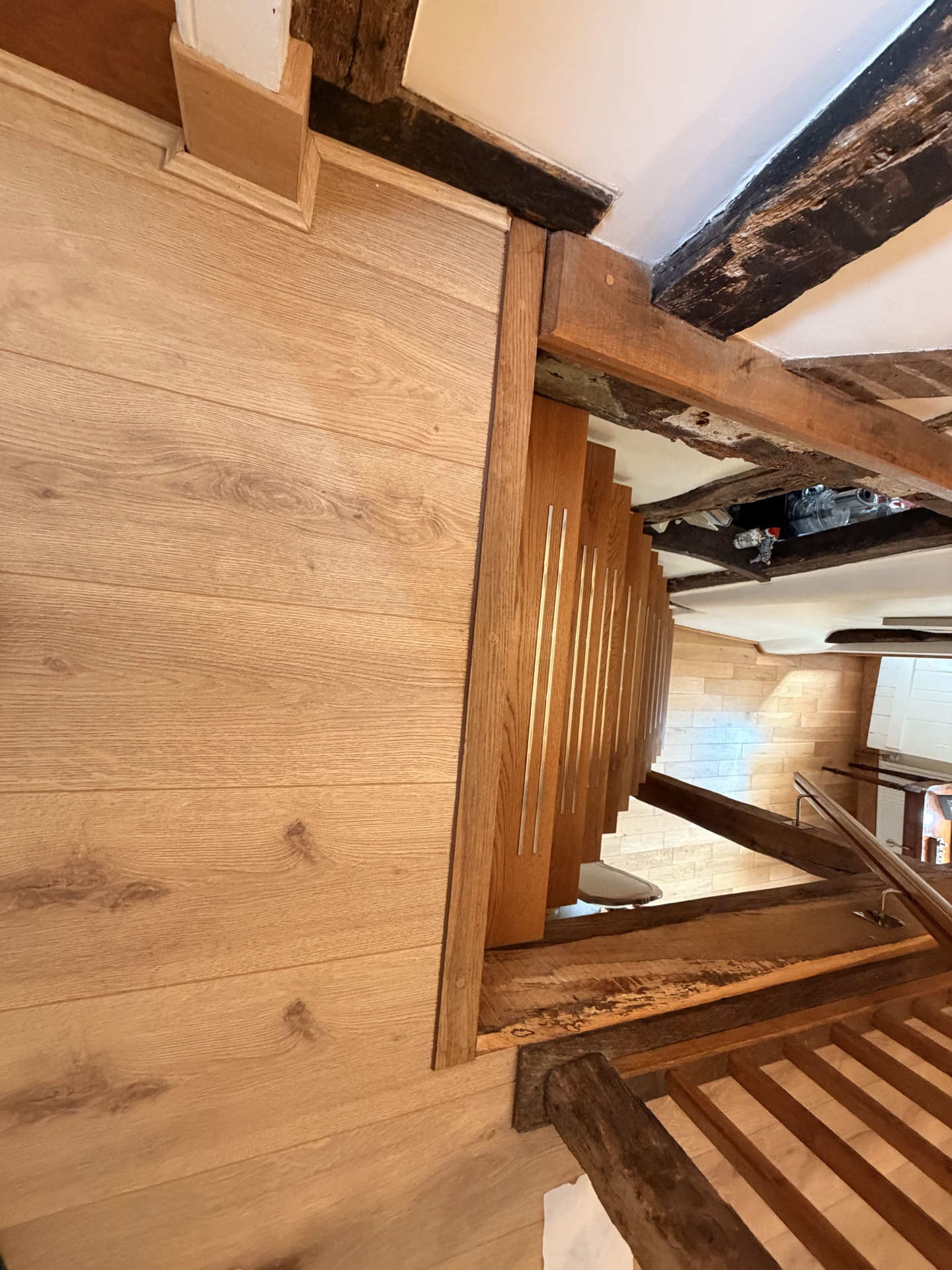 Top of the stairs after — Hollingbourne flooring